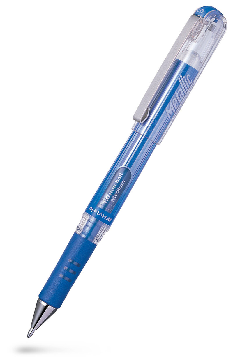 Gelpenna PENTEL Hybrid Gel 1,0 met.blå