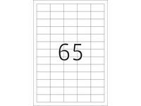 Etikett STAPLES 38,1x21,2 kantiga hörn