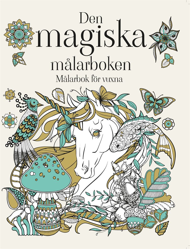 Målarbok för vuxna - Den magiska målarboken