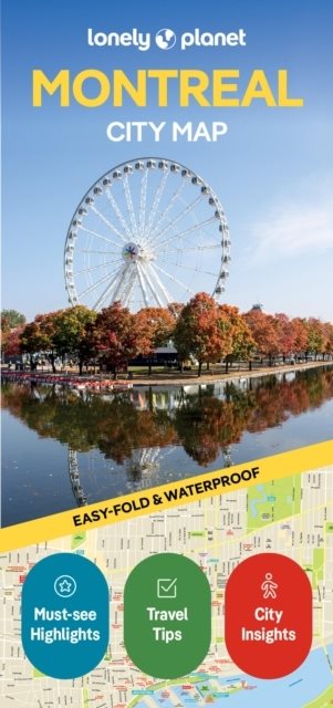 Lonely Planet Montreal City Map