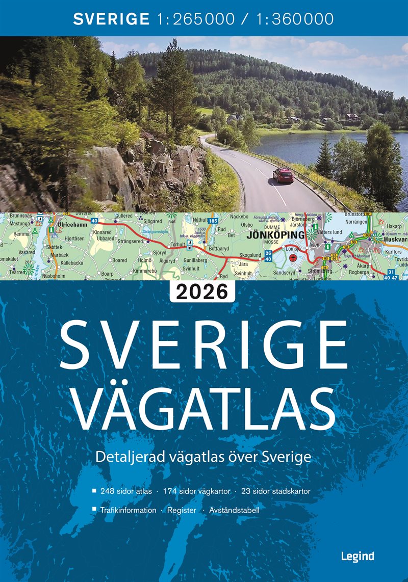Sverige vägatlas 2026