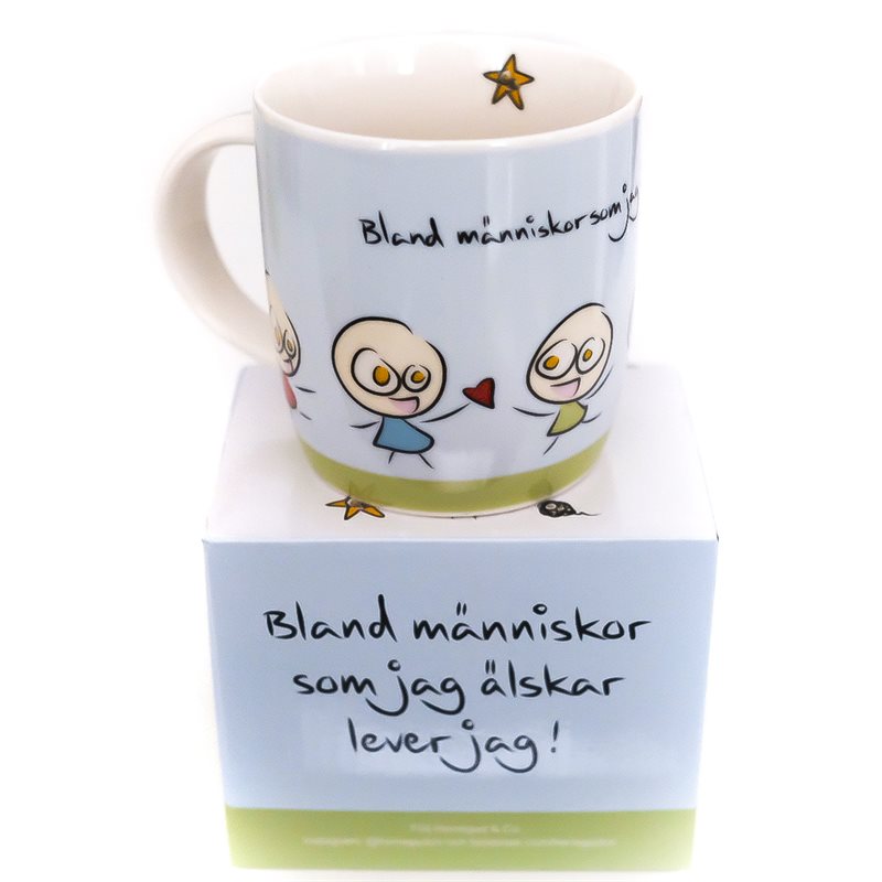 Herregud & Co Mugg Människor jag älskar