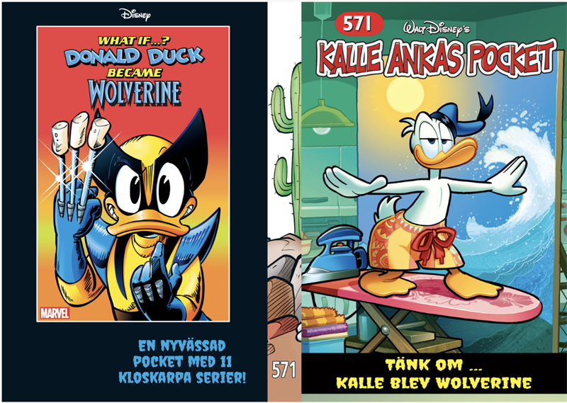 Kalle Ankas Pocket 571 : Tänk om... Kalle blev Wolverine