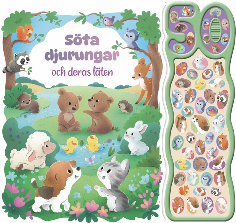 Söta djurungar och deras läten