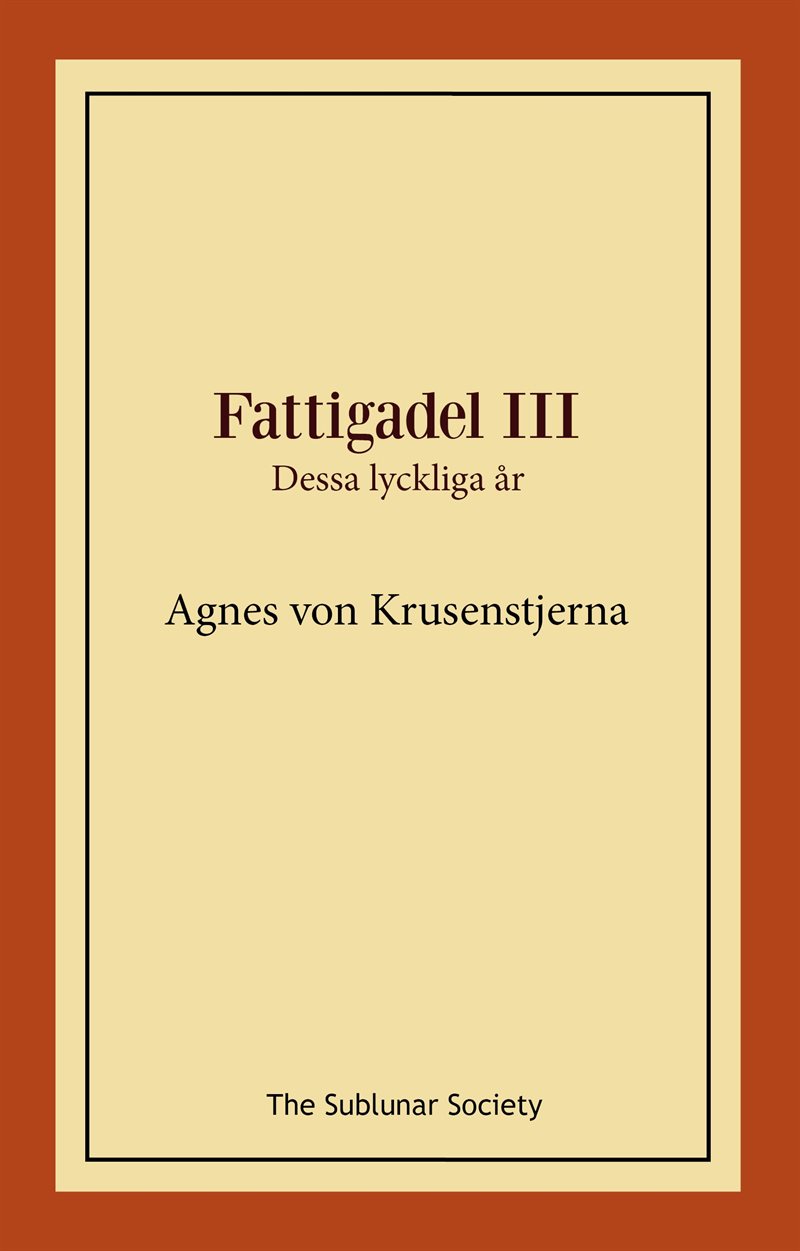 Dessa lyckliga år