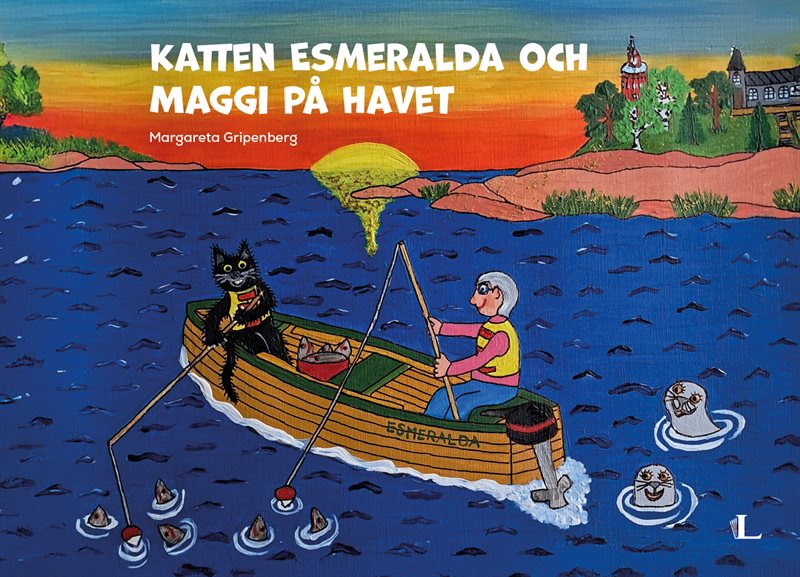 Katten Esmeralda och Maggi på havet