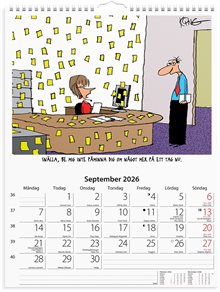 Väggkalender 2026 Kontorshumor
