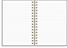 Anteckningsbok - Notebook - A5 Dark Bloom