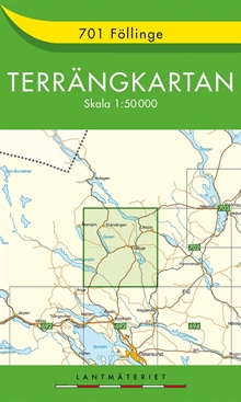 701 Föllinge Terrängkartan : 1:50000